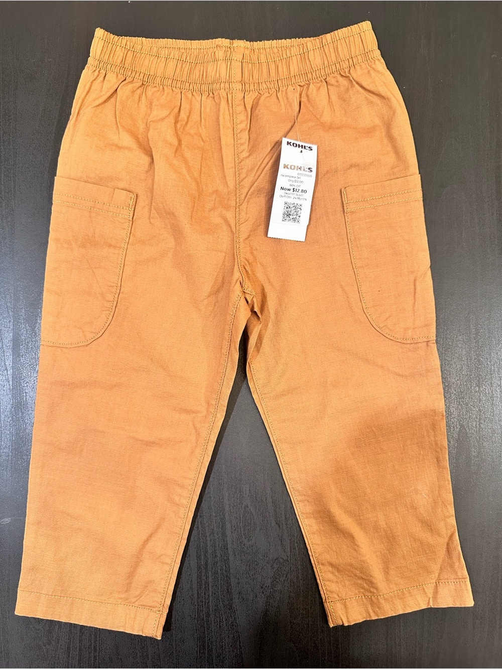 Carter’s 24M Cargo Pants - 100% Cotton - New With Tags
